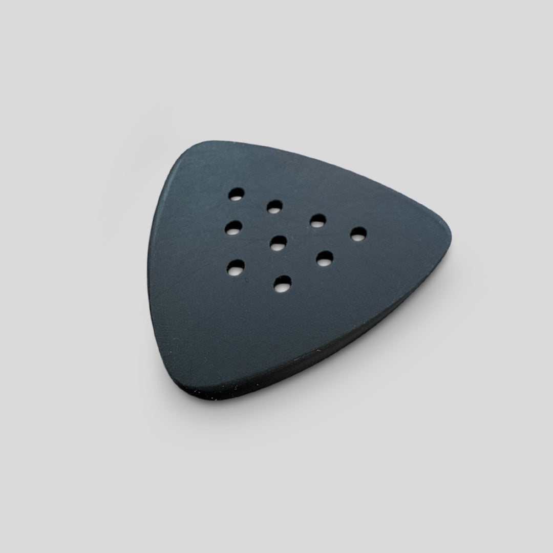 hand-finished-best-bluegrass-guitar-pick-for-flatpicking-triangle-matte-black-1.2mm