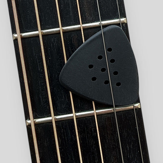 hand-finished-triangle-bluegrass-guitar-pick-for-flatpicking-matte-black-1.2mm