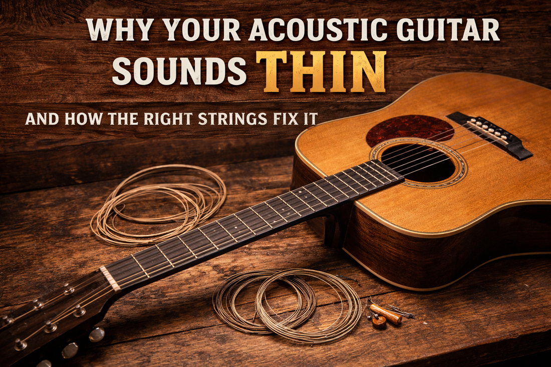Why Your Acoustic Guitar Sounds Thin (And Why Most “New” Strings Make It Worse)