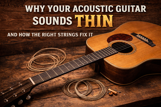 Why Your Acoustic Guitar Sounds Thin (And Why Most “New” Strings Make It Worse)