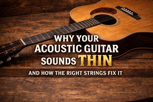 why acoustic guitars sound thin how to fix it