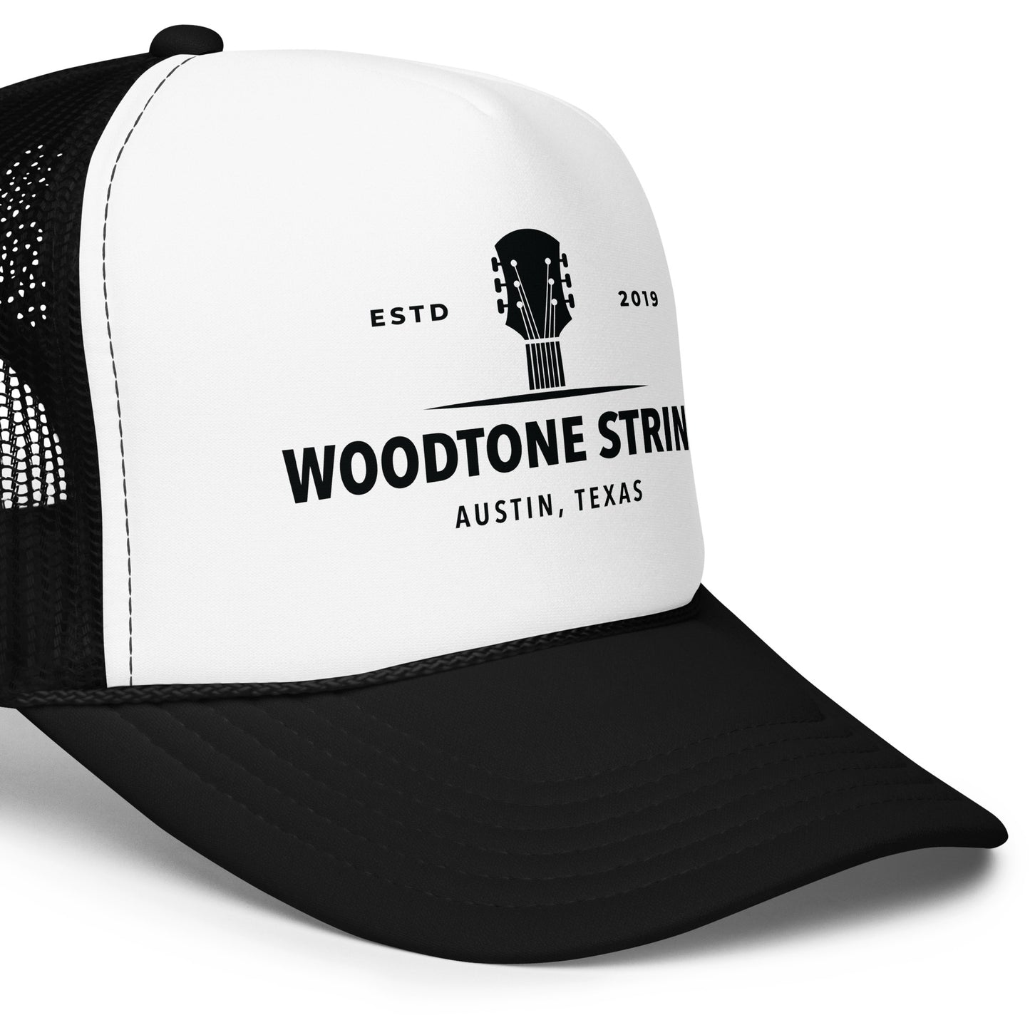 Woodtone Trucker Hat Front Angled