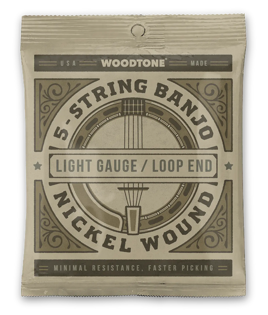 5-String Banjo / Light Gauge Nickel Wound Non-Coated