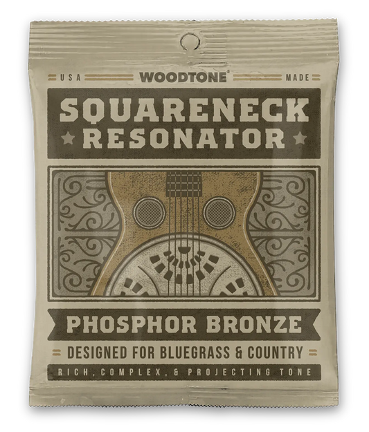 Squareneck Resonator Strings / Gauged For Bluegrass & Country